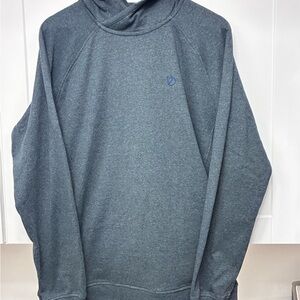 Fjallraven Men's High Coast Hoodie XL- Teal Blue